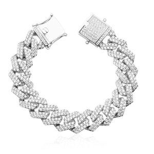 14 MM Diamond S-Link Anklet